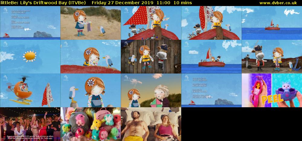 littleBe: Lily's Driftwood Bay (ITVBe) Friday 27 December 2019 11:00 - 11:10
