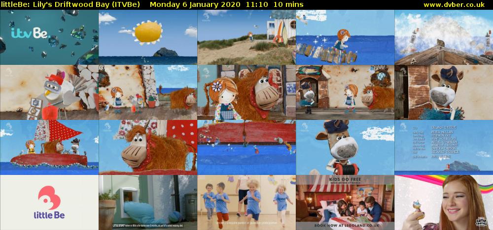 littleBe: Lily's Driftwood Bay (ITVBe) Monday 6 January 2020 11:10 - 11:20