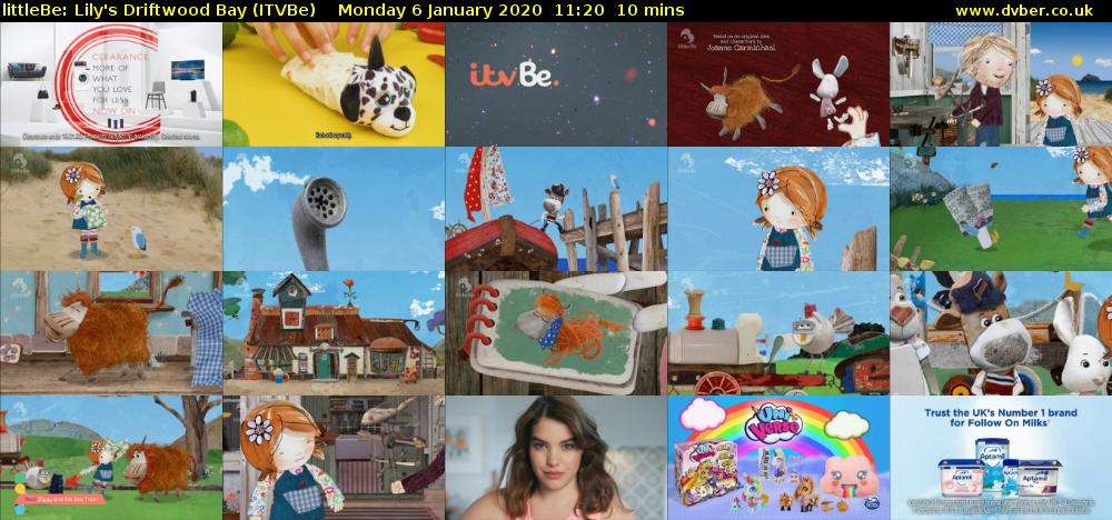 littleBe: Lily's Driftwood Bay (ITVBe) Monday 6 January 2020 11:20 - 11:30