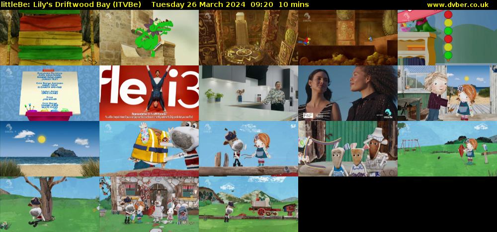 littleBe: Lily's Driftwood Bay (ITVBe) Tuesday 26 March 2024 09:20 - 09:30