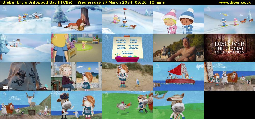 littleBe: Lily's Driftwood Bay (ITVBe) Wednesday 27 March 2024 09:20 - 09:30
