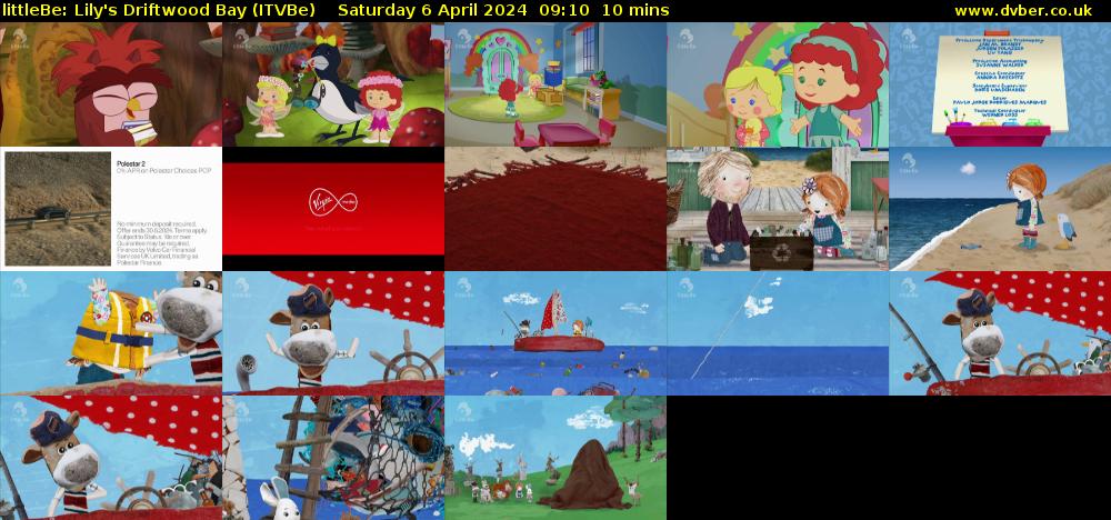 littleBe: Lily's Driftwood Bay (ITVBe) Saturday 6 April 2024 09:10 - 09:20