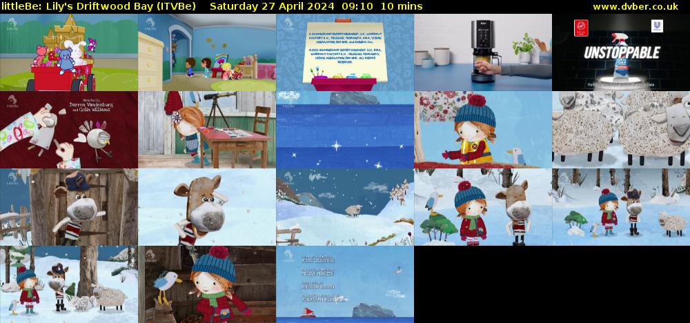 littleBe: Lily's Driftwood Bay (ITVBe) Saturday 27 April 2024 09:10 - 09:20