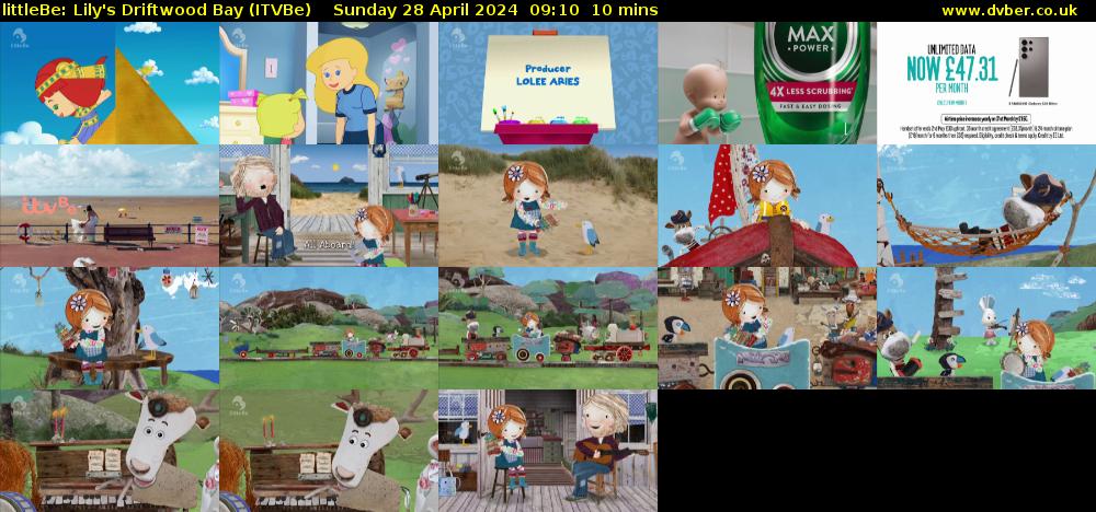 littleBe: Lily's Driftwood Bay (ITVBe) Sunday 28 April 2024 09:10 - 09:20