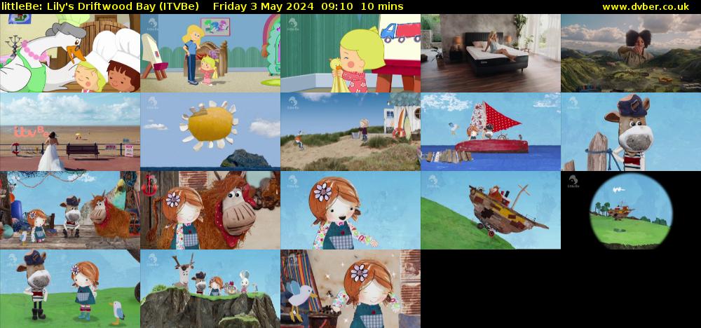 littleBe: Lily's Driftwood Bay (ITVBe) Friday 3 May 2024 09:10 - 09:20
