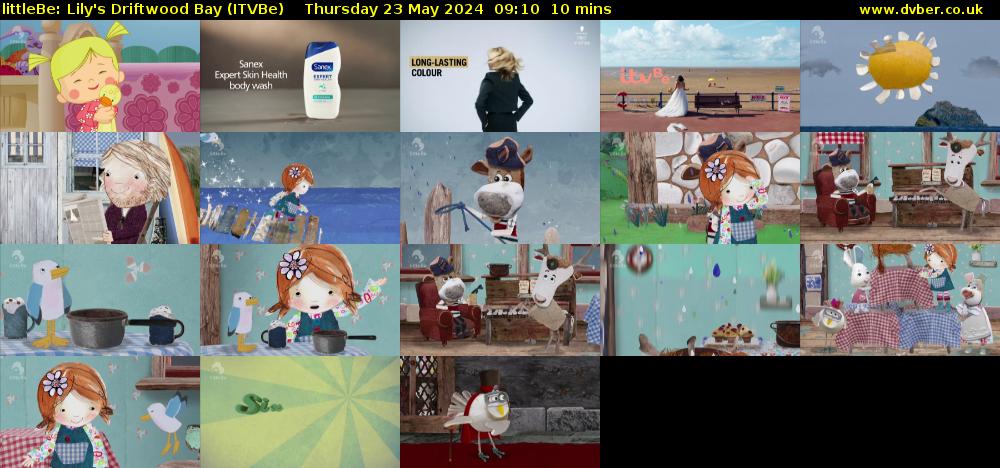 littleBe: Lily's Driftwood Bay (ITVBe) Thursday 23 May 2024 09:10 - 09:20