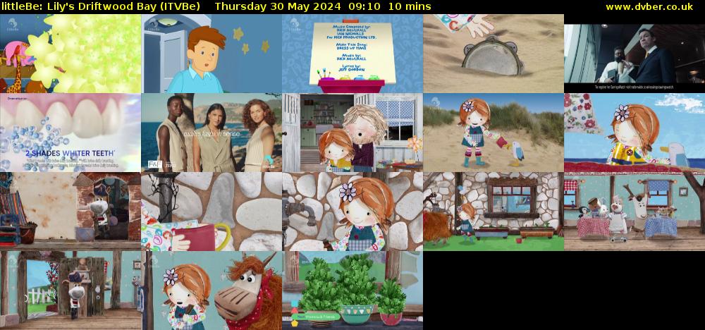 littleBe: Lily's Driftwood Bay (ITVBe) Thursday 30 May 2024 09:10 - 09:20