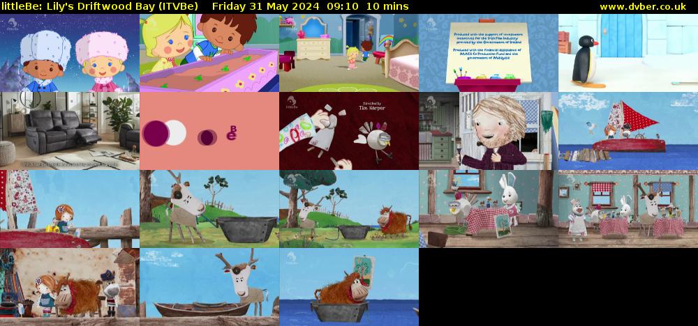 littleBe: Lily's Driftwood Bay (ITVBe) Friday 31 May 2024 09:10 - 09:20