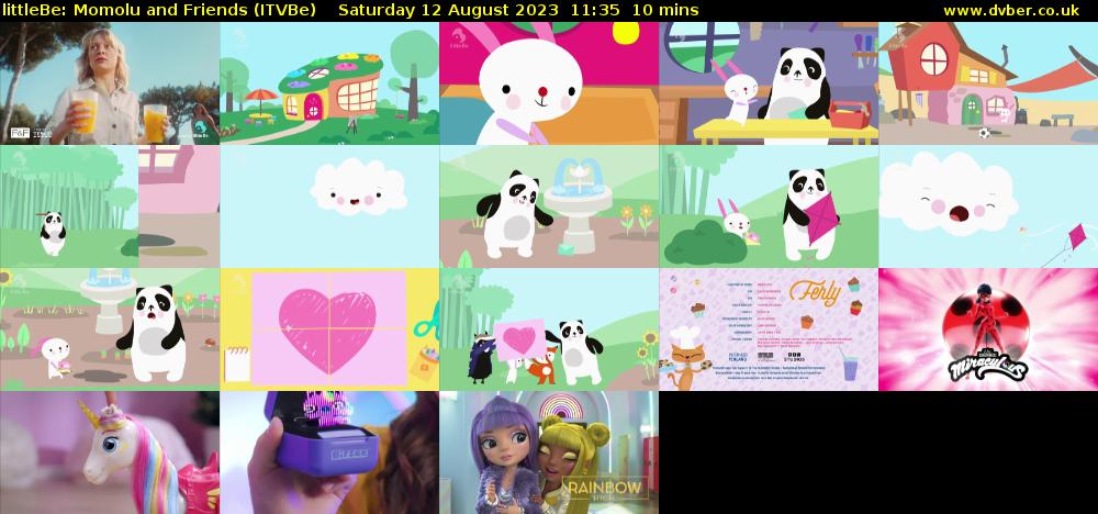 littleBe: Momolu and Friends (ITVBe) Saturday 12 August 2023 11:35 - 11:45