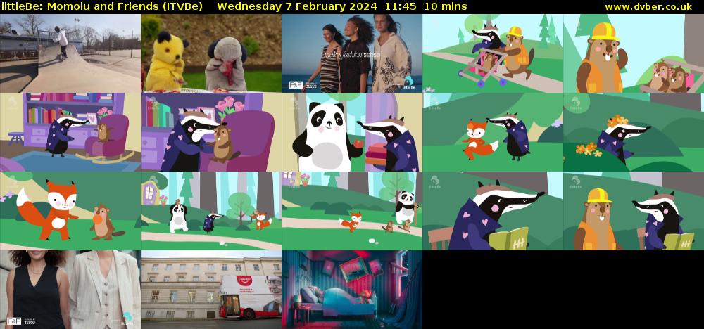 littleBe: Momolu and Friends (ITVBe) Wednesday 7 February 2024 11:45 - 11:55