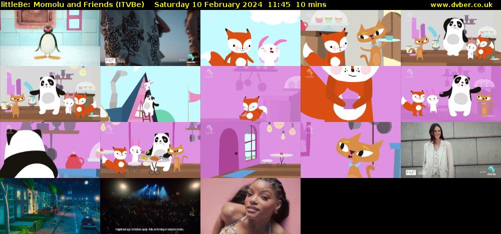 littleBe: Momolu and Friends (ITVBe) Saturday 10 February 2024 11:45 - 11:55