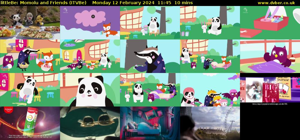 littleBe: Momolu and Friends (ITVBe) Monday 12 February 2024 11:45 - 11:55