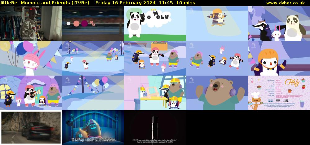 littleBe: Momolu and Friends (ITVBe) Friday 16 February 2024 11:45 - 11:55