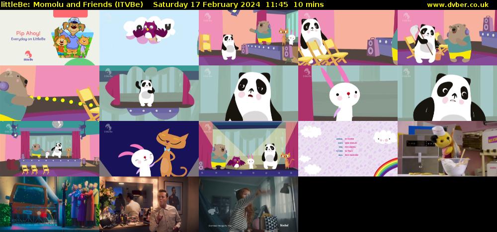 littleBe: Momolu and Friends (ITVBe) Saturday 17 February 2024 11:45 - 11:55