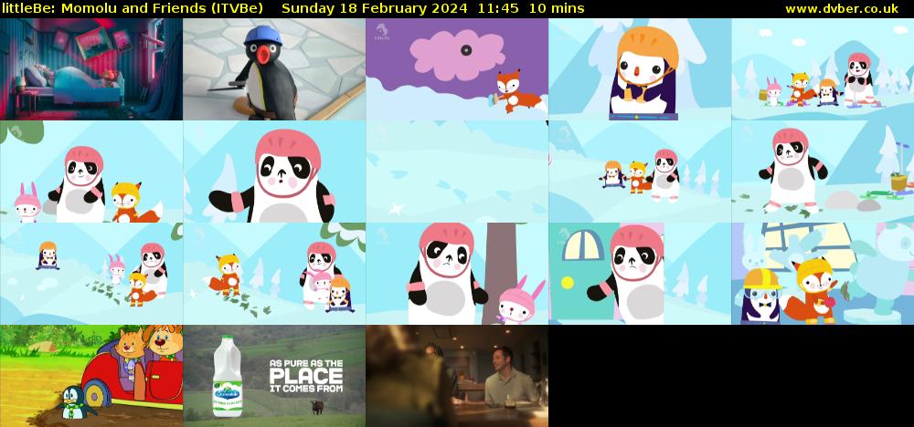 littleBe: Momolu and Friends (ITVBe) Sunday 18 February 2024 11:45 - 11:55