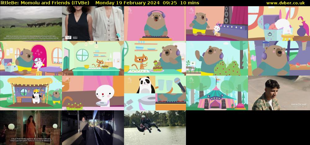 littleBe: Momolu and Friends (ITVBe) Monday 19 February 2024 09:25 - 09:35
