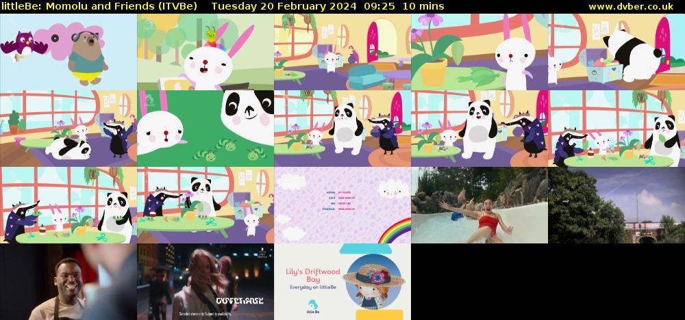 littleBe: Momolu and Friends (ITVBe) Tuesday 20 February 2024 09:25 - 09:35