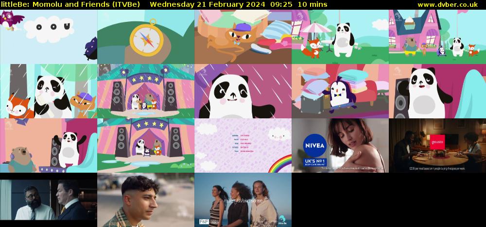 littleBe: Momolu and Friends (ITVBe) Wednesday 21 February 2024 09:25 - 09:35