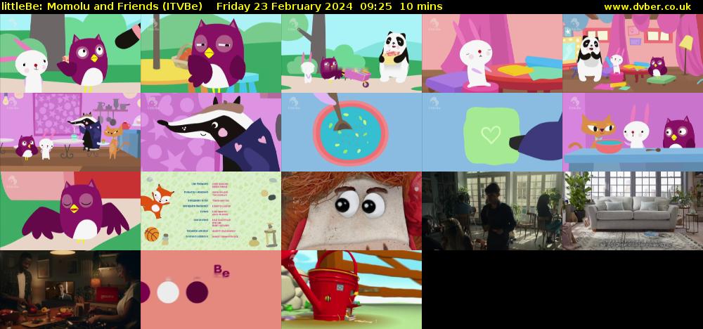 littleBe: Momolu and Friends (ITVBe) Friday 23 February 2024 09:25 - 09:35