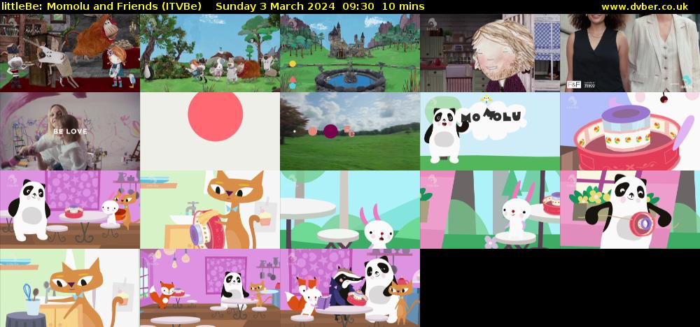 littleBe: Momolu and Friends (ITVBe) Sunday 3 March 2024 09:30 - 09:40