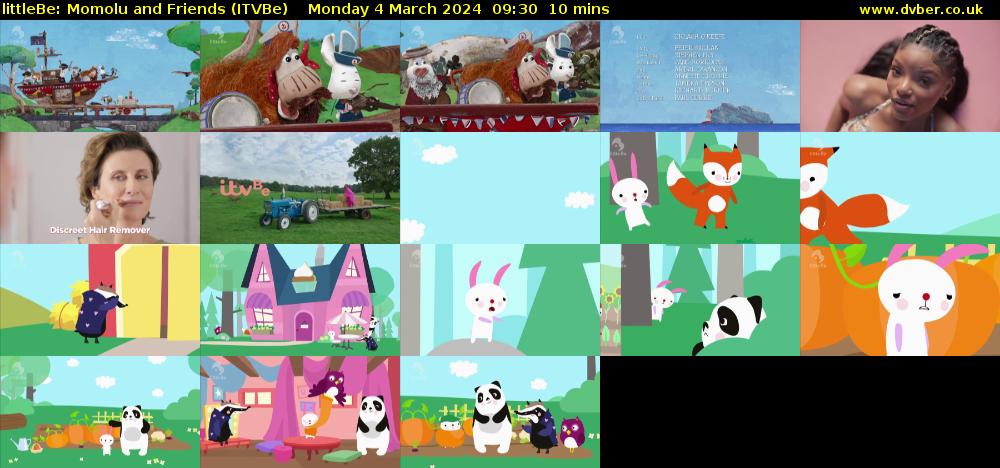 littleBe: Momolu and Friends (ITVBe) Monday 4 March 2024 09:30 - 09:40