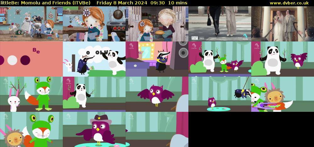 littleBe: Momolu and Friends (ITVBe) Friday 8 March 2024 09:30 - 09:40