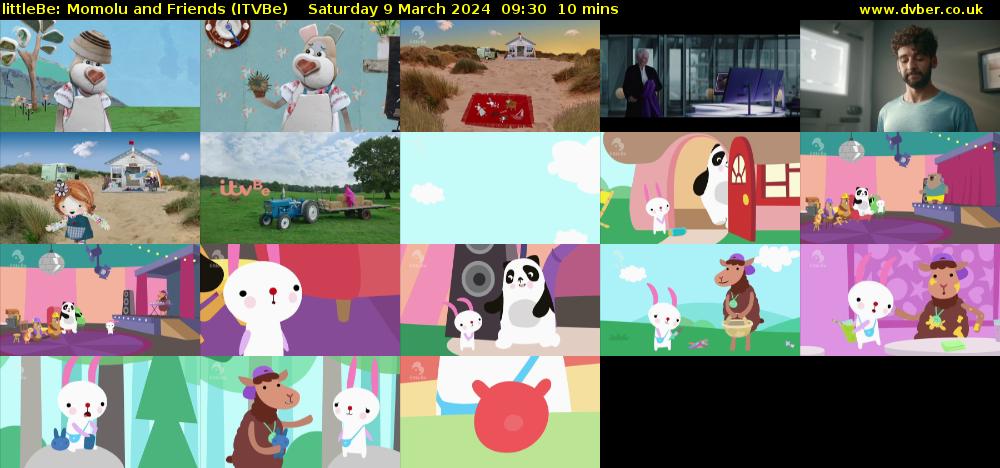 littleBe: Momolu and Friends (ITVBe) Saturday 9 March 2024 09:30 - 09:40