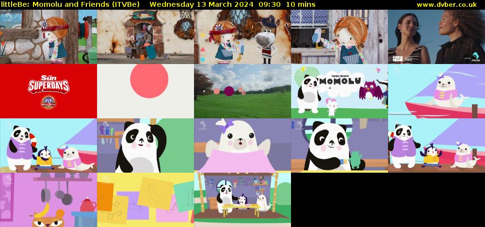 littleBe: Momolu and Friends (ITVBe) Wednesday 13 March 2024 09:30 - 09:40