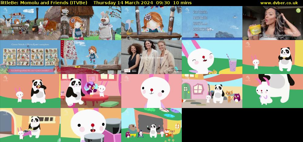 littleBe: Momolu and Friends (ITVBe) Thursday 14 March 2024 09:30 - 09:40