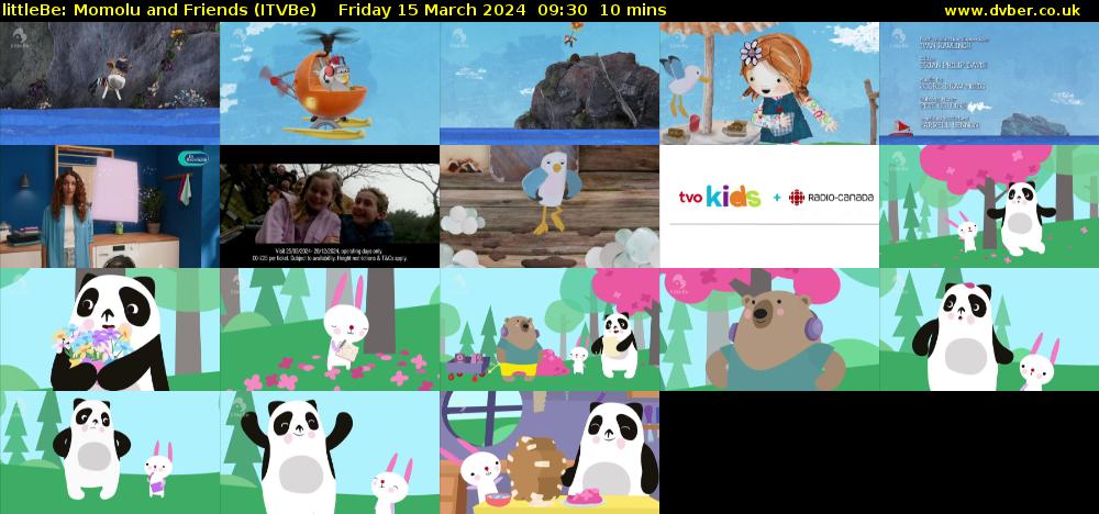 littleBe: Momolu and Friends (ITVBe) Friday 15 March 2024 09:30 - 09:40