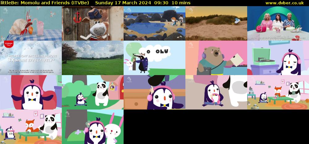 littleBe: Momolu and Friends (ITVBe) Sunday 17 March 2024 09:30 - 09:40