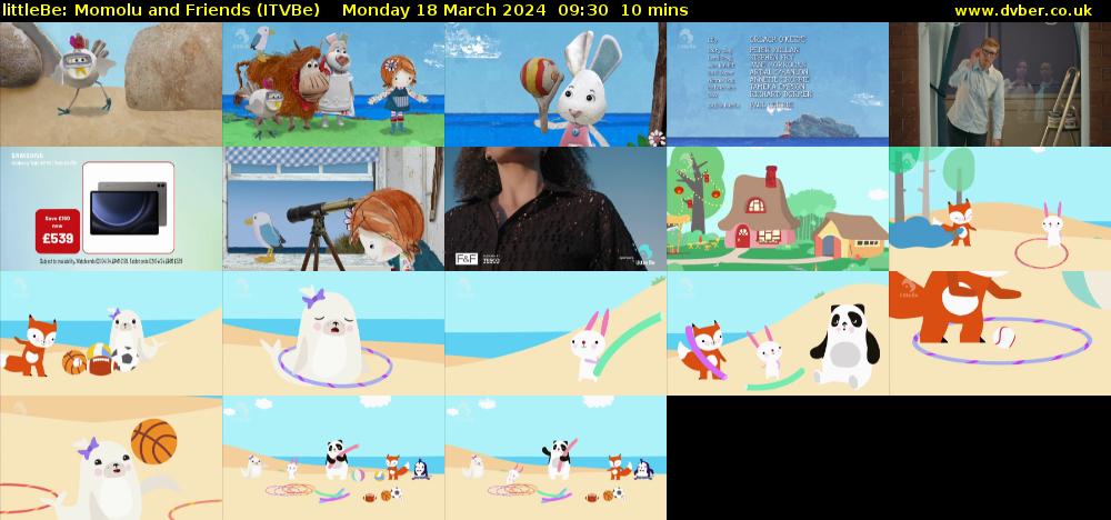 littleBe: Momolu and Friends (ITVBe) Monday 18 March 2024 09:30 - 09:40