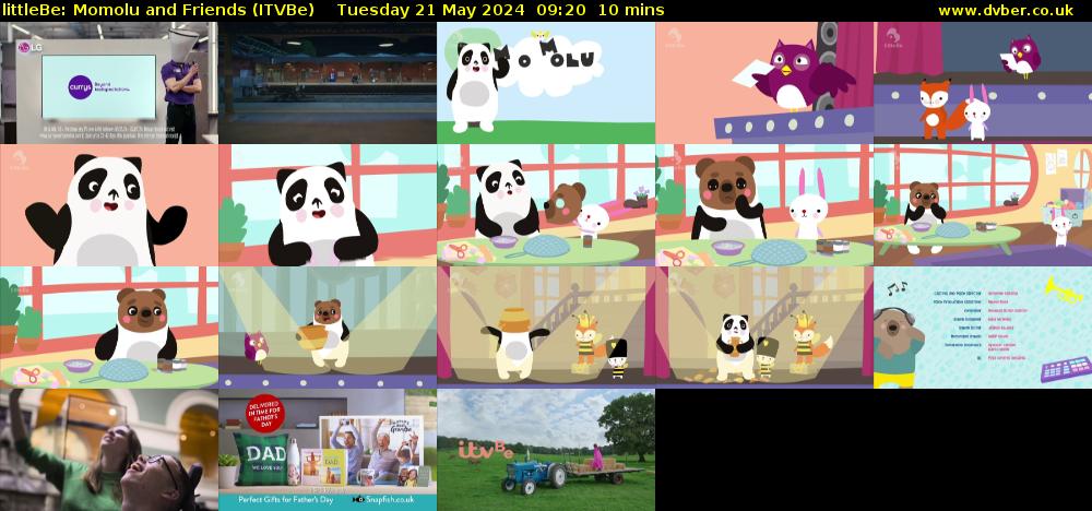 littleBe: Momolu and Friends (ITVBe) Tuesday 21 May 2024 09:20 - 09:30