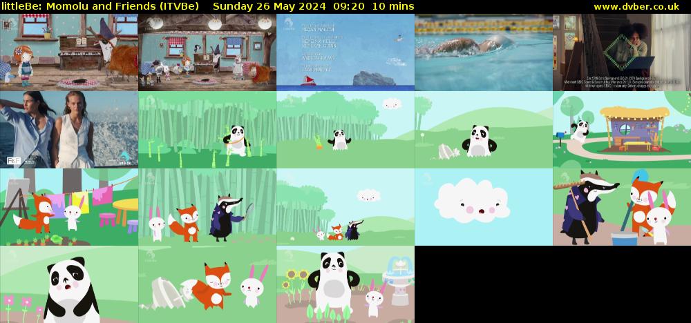 littleBe: Momolu and Friends (ITVBe) Sunday 26 May 2024 09:20 - 09:30