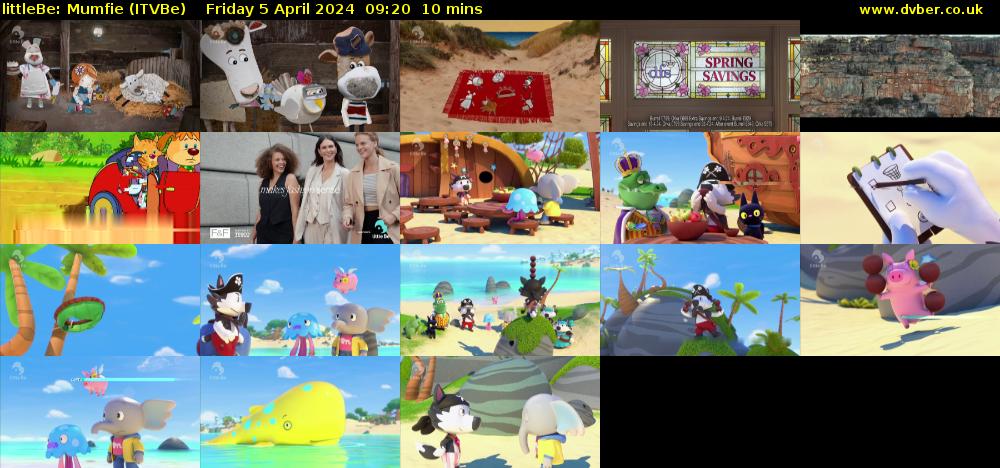 littleBe: Mumfie (ITVBe) Friday 5 April 2024 09:20 - 09:30