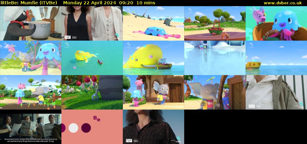 littleBe: Mumfie (ITVBe) Monday 22 April 2024 09:20 - 09:30