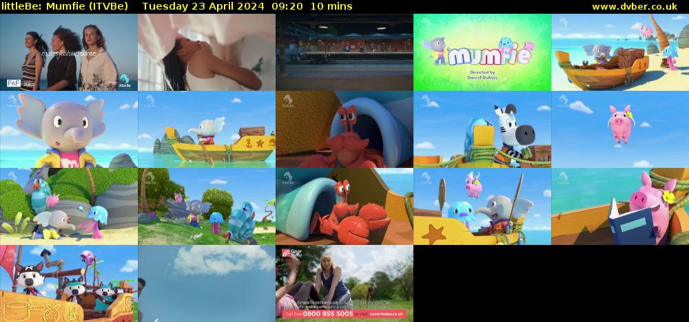littleBe: Mumfie (ITVBe) Tuesday 23 April 2024 09:20 - 09:30