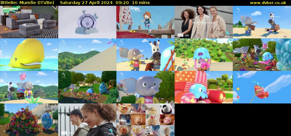 littleBe: Mumfie (ITVBe) Saturday 27 April 2024 09:20 - 09:30