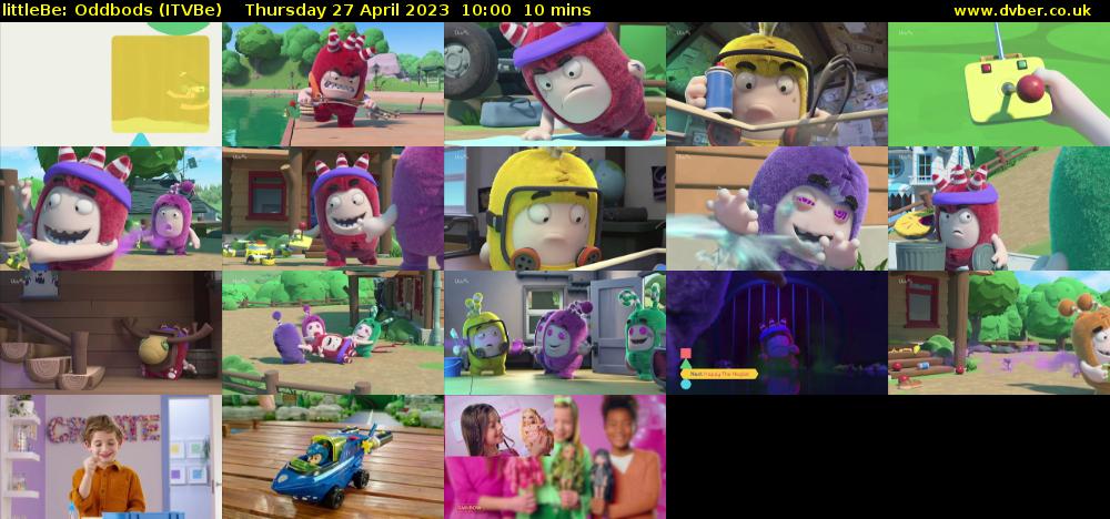 littleBe: Oddbods (ITVBe) Thursday 27 April 2023 10:00 - 10:10
