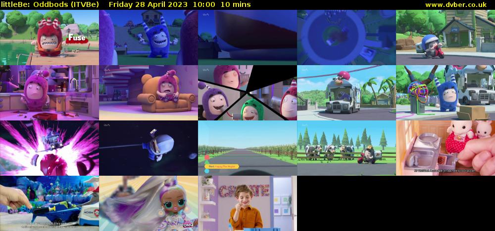 littleBe: Oddbods (ITVBe) Friday 28 April 2023 10:00 - 10:10