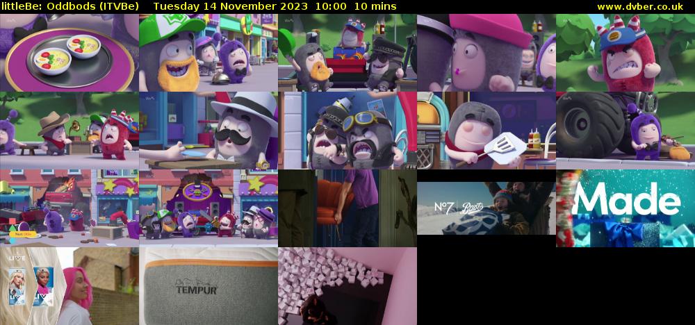 littleBe: Oddbods (ITVBe) Tuesday 14 November 2023 10:00 - 10:10