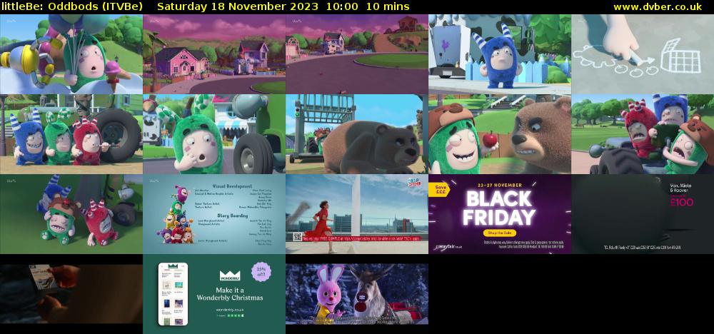 littleBe: Oddbods (ITVBe) Saturday 18 November 2023 10:00 - 10:10