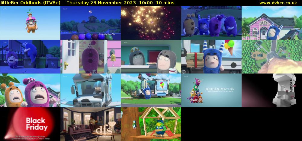 littleBe: Oddbods (ITVBe) Thursday 23 November 2023 10:00 - 10:10