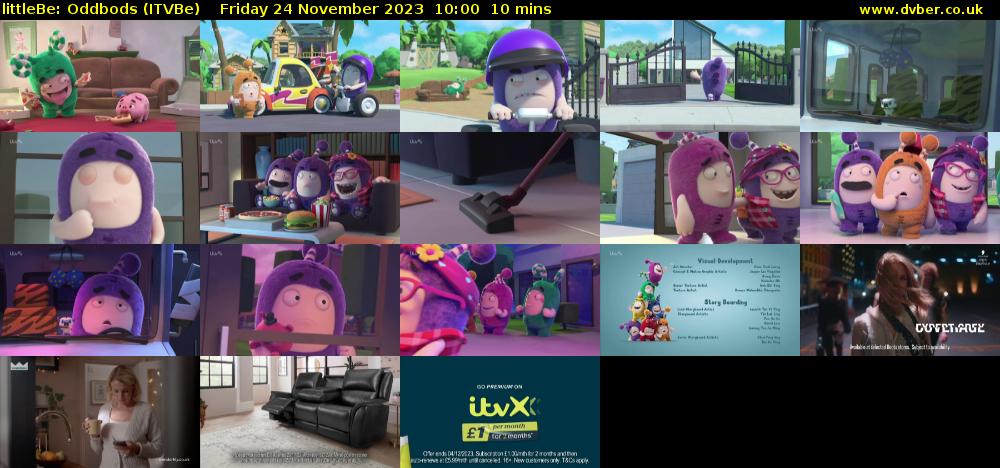 littleBe: Oddbods (ITVBe) Friday 24 November 2023 10:00 - 10:10