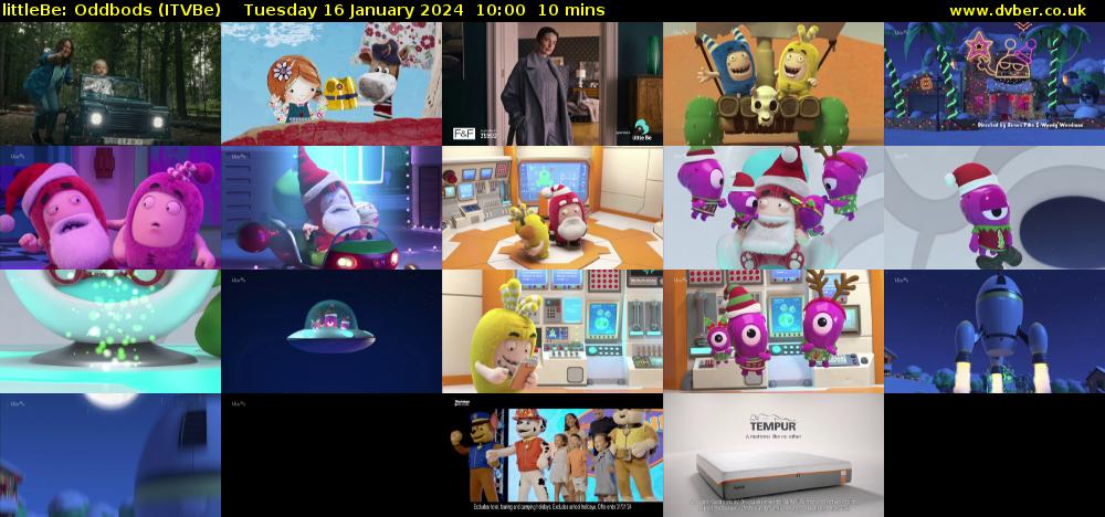 littleBe: Oddbods (ITVBe) Tuesday 16 January 2024 10:00 - 10:10