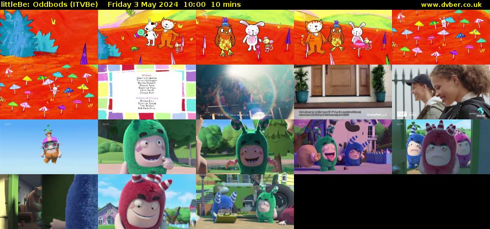 littleBe: Oddbods (ITVBe) Friday 3 May 2024 10:00 - 10:10