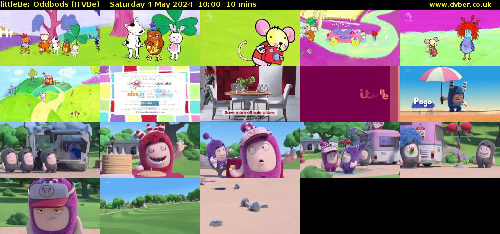 littleBe: Oddbods (ITVBe) Saturday 4 May 2024 10:00 - 10:10