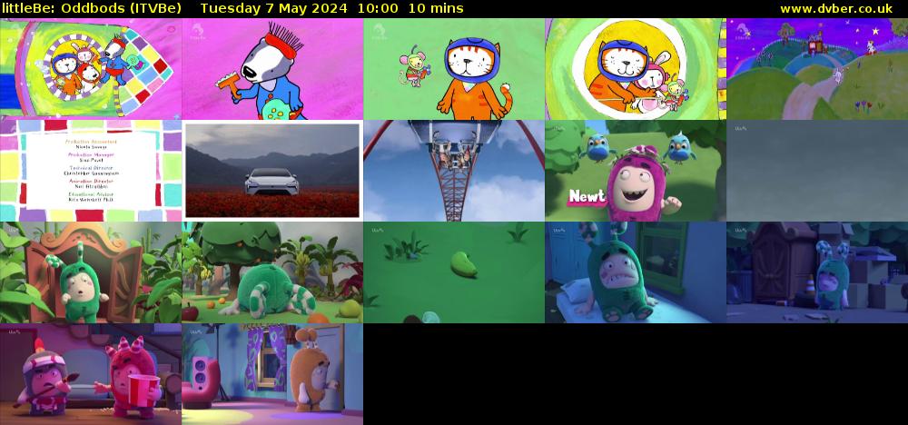littleBe: Oddbods (ITVBe) Tuesday 7 May 2024 10:00 - 10:10
