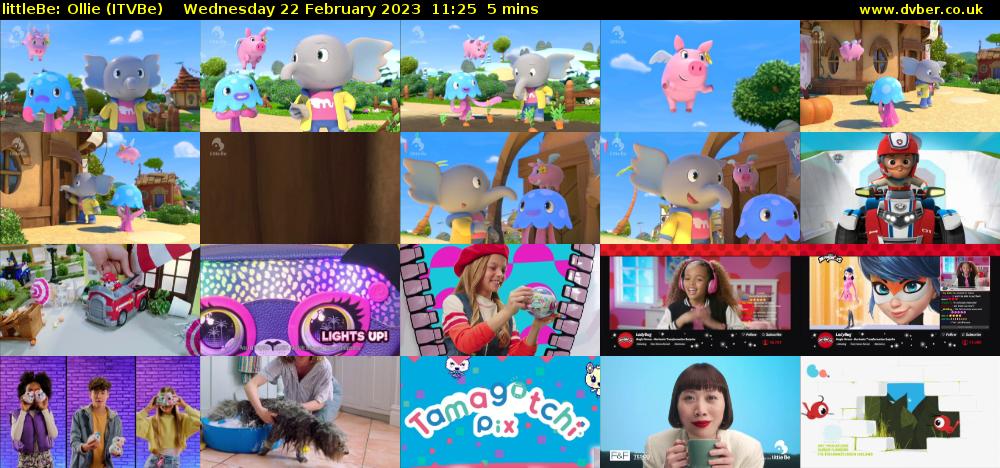 littleBe: Ollie (ITVBe) Wednesday 22 February 2023 11:25 - 11:30