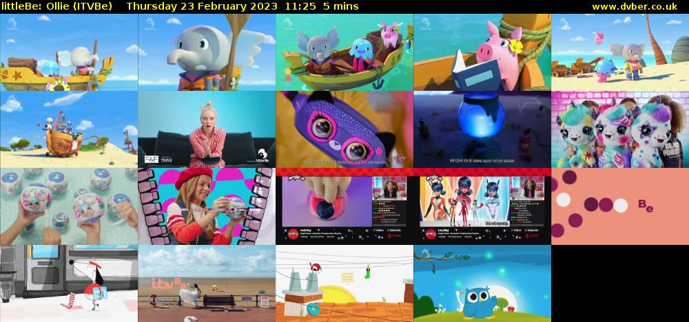 littleBe: Ollie (ITVBe) Thursday 23 February 2023 11:25 - 11:30